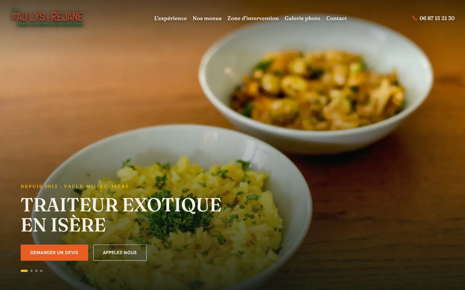 Site Au Lys de Réjane